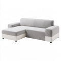 Nowoczesna sofa, tapicerowany tkaniną, kolor: jasnoszary